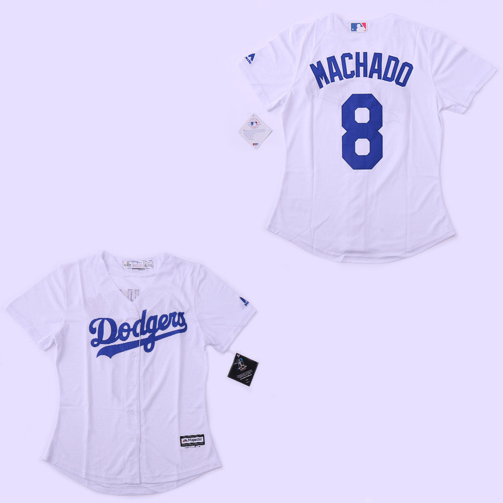 Manny Machado Los Angeles Dodgers white jersey
