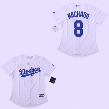 Manny Machado Los Angeles Dodgers white jersey