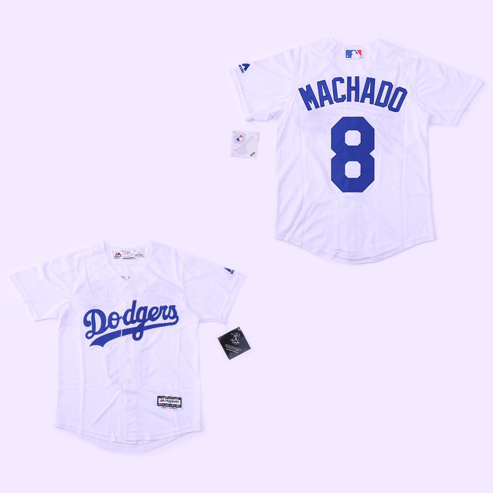 Manny Machado Los Angeles Dodgers white jersey