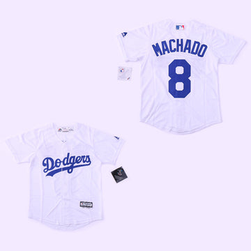 Manny Machado Los Angeles Dodgers white jersey