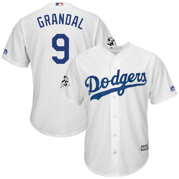 Yasmani Grandal Los Angeles Dodgers white jersey
