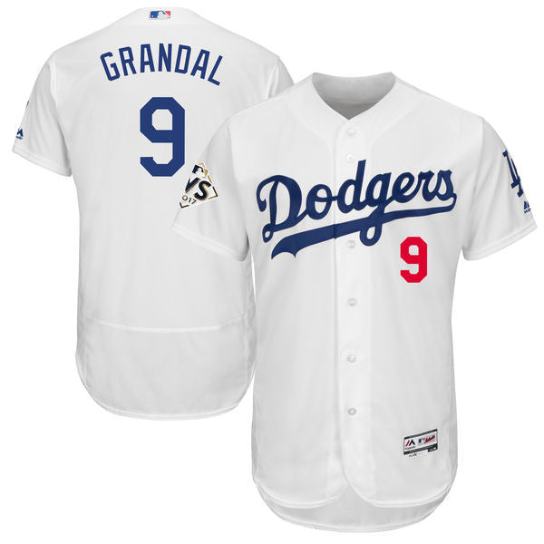 Yasmani Grandal Los Angeles Dodgers white jersey