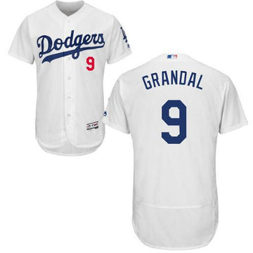 Yasmani Grandal Los Angeles Dodgers white Authentic jersey