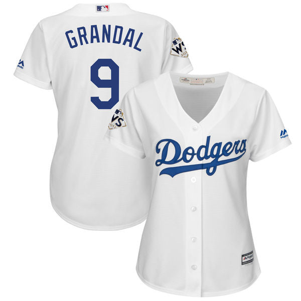 Yasmani Grandal Los Angeles Dodgers white jersey