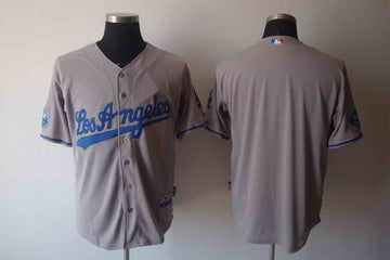 Custom Los Angeles Dodgers grey jersey