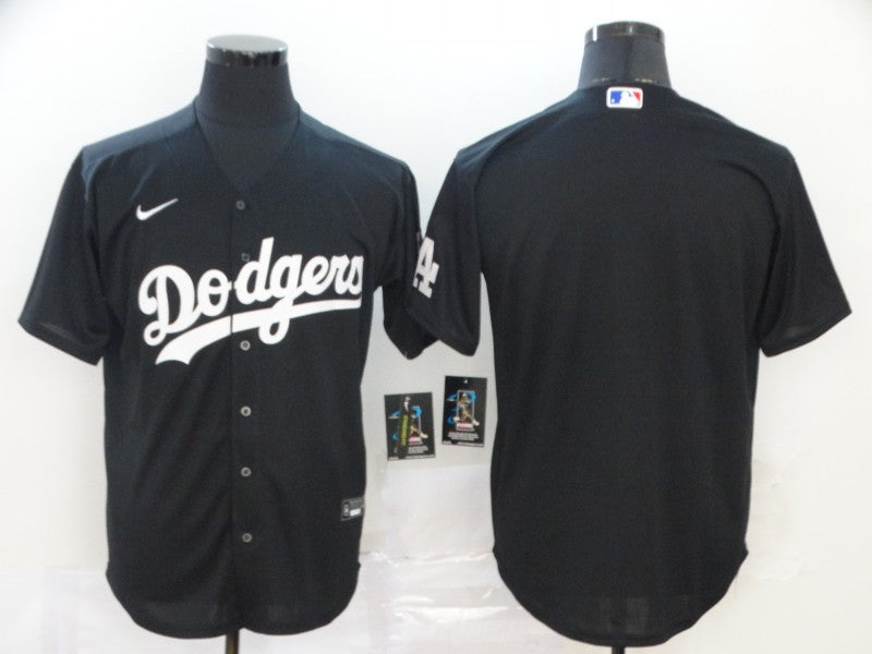 Custom Los Angeles Dodgers black jersey