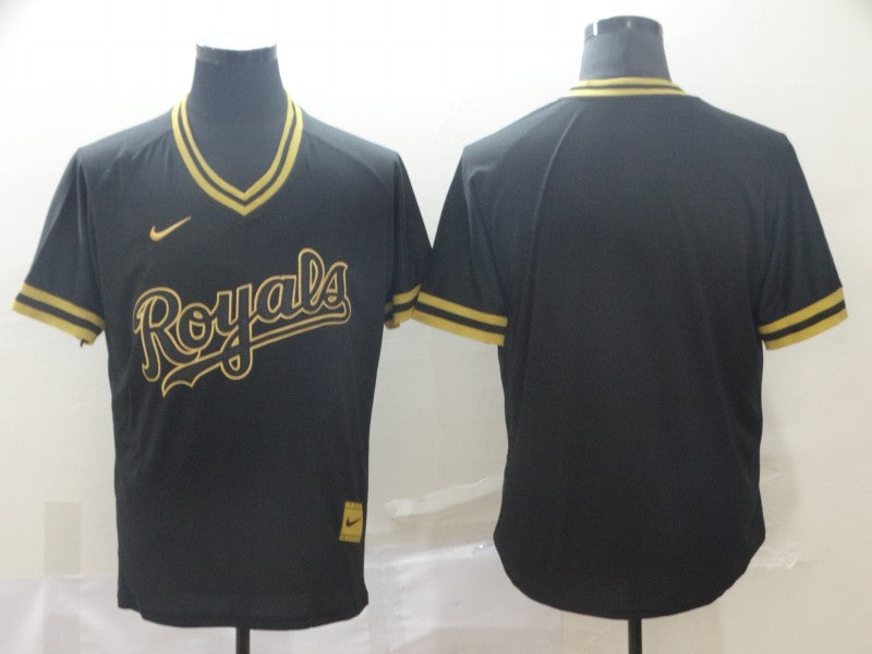 Blank Black Los Angeles Dodgers gold Legend jersey