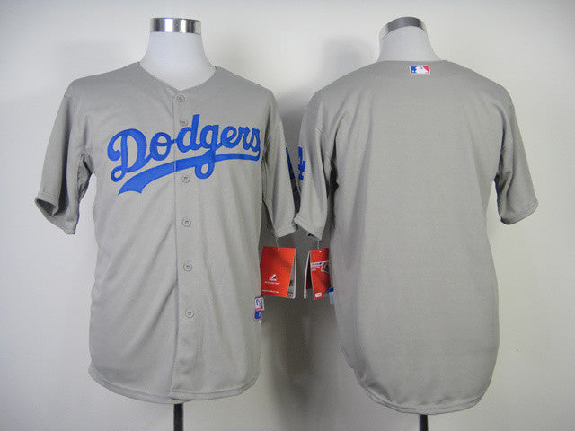 Custom Los Angeles Dodgers grey jersey