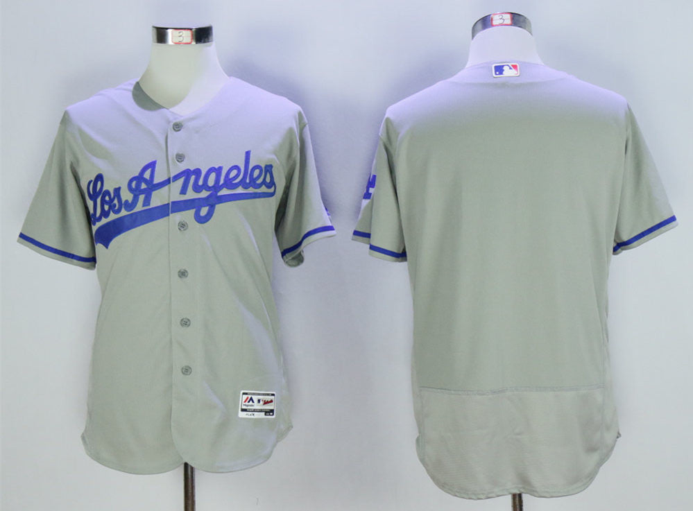 Custom Los Angeles Dodgers grey jersey