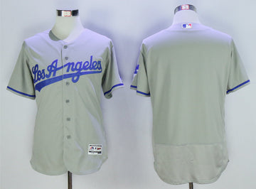 Custom Los Angeles Dodgers grey jersey
