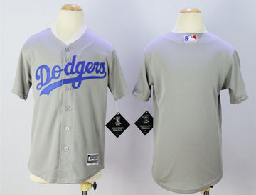 Custom Los Angeles Dodgers grey jersey