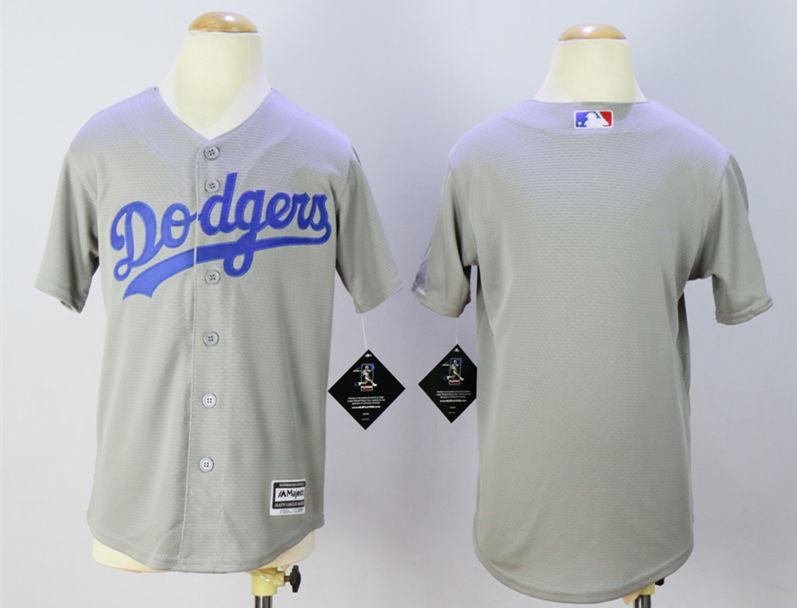 Custom Los Angeles Dodgers grey jersey