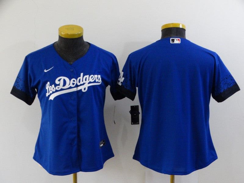 Custom Los Angeles Dodgers royal City Connect jersey