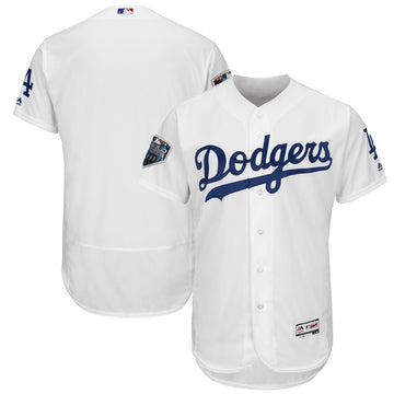 Custom Los Angeles Dodgers white jersey