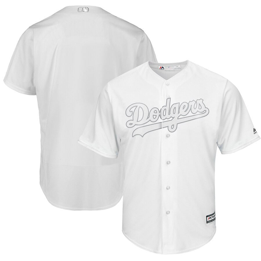 Custom Los Angeles Dodgers white jersey
