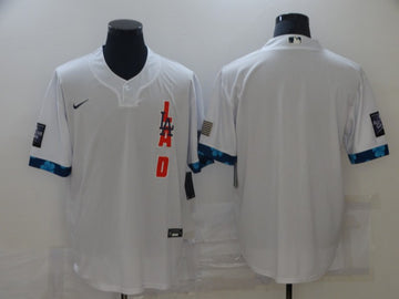 Custom Los Angeles Dodgers white All-Star jersey