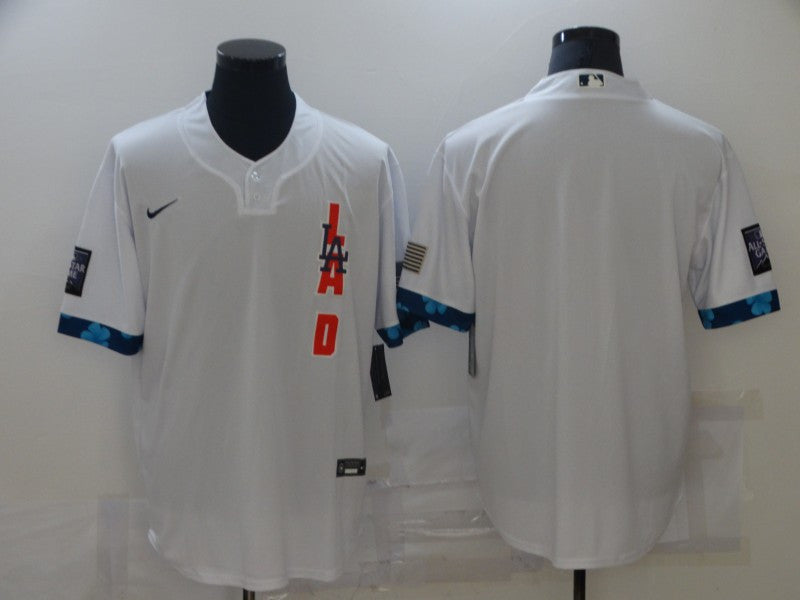Custom Los Angeles Dodgers white All-Star jersey