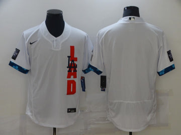 Custom Los Angeles Dodgers white All-Star jersey
