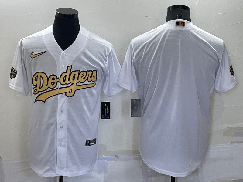 Custom Los Angeles Dodgers white All-Star jersey