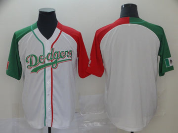 Custom Los Angeles Dodgers white Heritage jersey