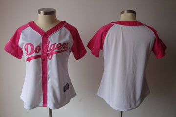 Custom Los Angeles Dodgers white Fashion jersey