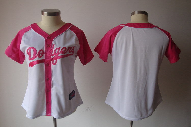 Custom Los Angeles Dodgers white Fashion jersey