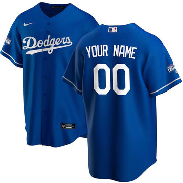 Custom Los Angeles Dodgers royal jersey