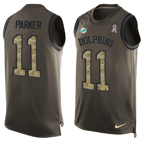 DeVante Parker Miami Dolphins green Salute To Service jersey
