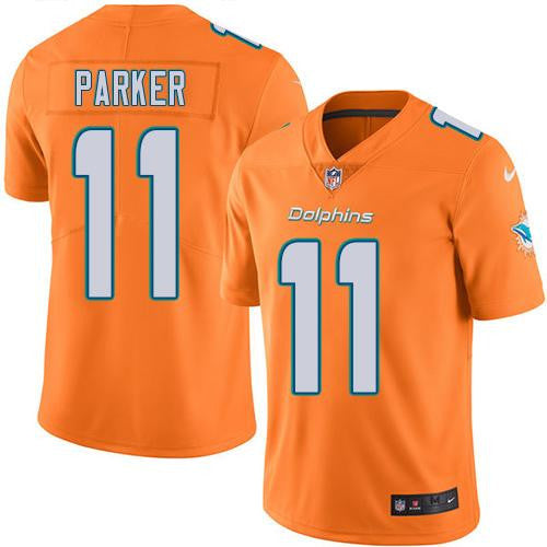 DeVante Parker Miami Dolphins orange Limited jersey
