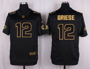 Bob Griese Miami Dolphins black Pro Line jersey
