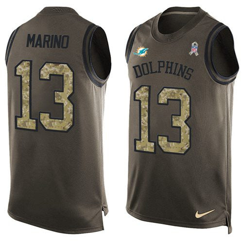 Dan Marino Miami Dolphins green Salute To Service jersey