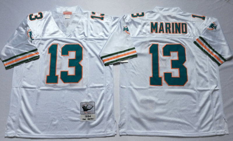 Dan Marino Miami Dolphins white Throwback jersey