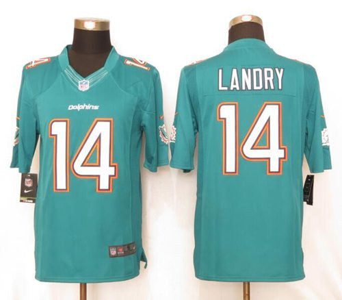 Jarvis Landry Miami Dolphins aqua Limited jersey