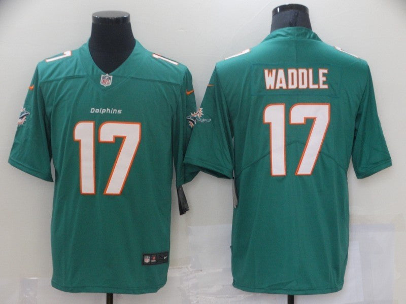 Jaylen Waddle Miami Dolphins aqua Vapor jersey