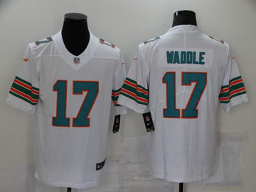 Jaylen Waddle Miami Dolphins white Vapor jersey