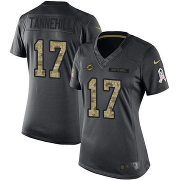 Ryan Tannehill Miami Dolphins black Salute To Service jersey