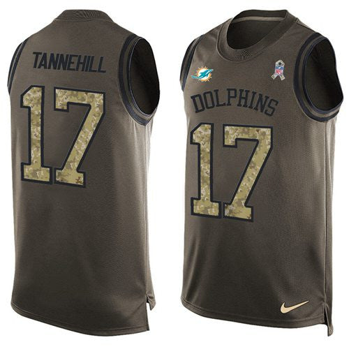 Ryan Tannehill Miami Dolphins green Salute To Service jersey