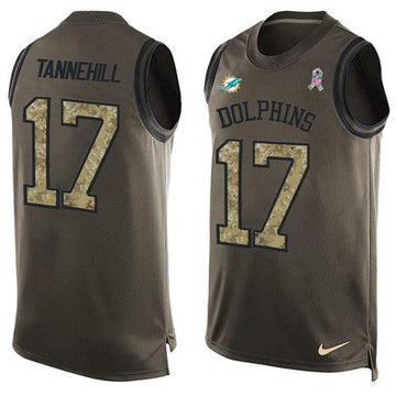 Ryan Tannehill Miami Dolphins green Salute To Service jersey
