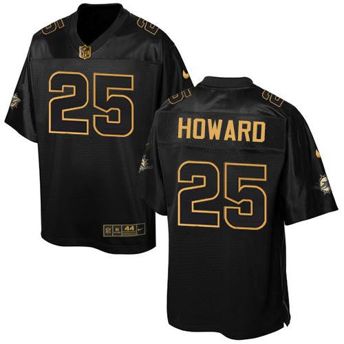 Xavien Howard Miami Dolphins black Pro Line jersey