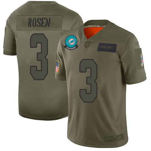 Josh Rosen Miami Dolphins camo Salute To Service jersey
