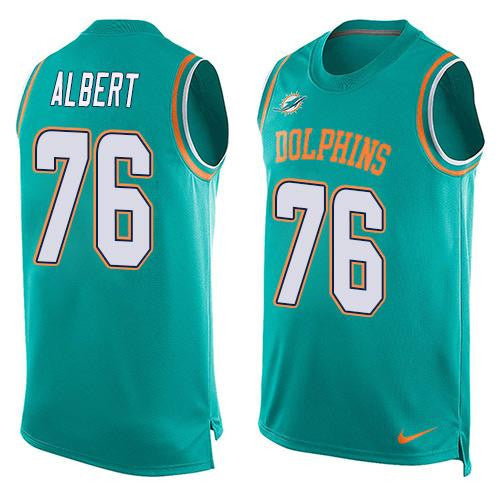 Branden Albert Miami Dolphins aqua Limited jersey