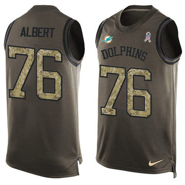 Branden Albert Miami Dolphins green Salute To Service jersey