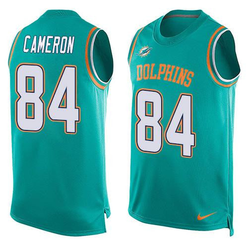 Jordan Cameron Miami Dolphins aqua Limited jersey