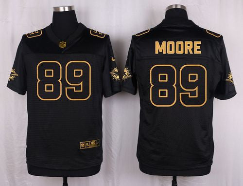 Nat Moore Miami Dolphins black Pro Line jersey