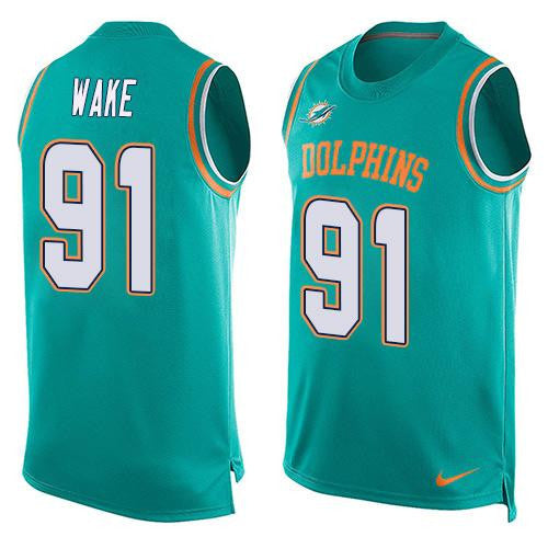 Cameron Wake Miami Dolphins aqua Limited jersey