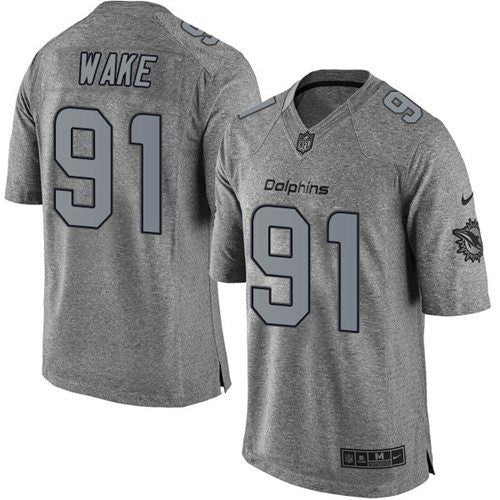 Cameron Wake Miami Dolphins gray Limited jersey