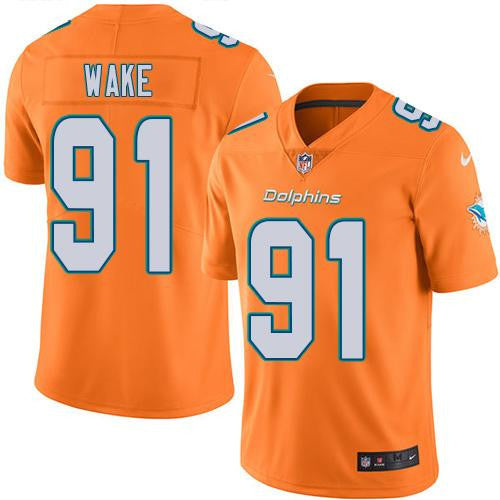 Cameron Wake Miami Dolphins orange Limited jersey