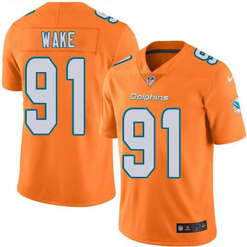 Cameron Wake Miami Dolphins orange Limited jersey