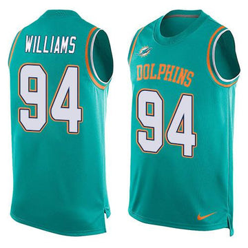 Mario Williams Miami Dolphins aqua Limited jersey