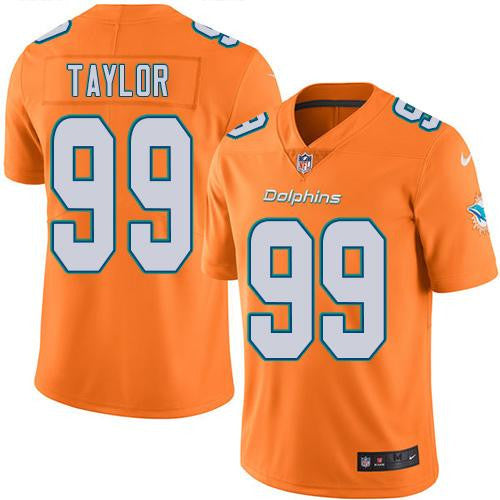 Jason Taylor Miami Dolphins orange Limited jersey